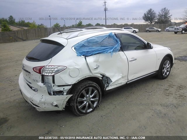 JN1BJ0RR6HM402698 - 2017 INFINITI QX50 WHITE photo 4