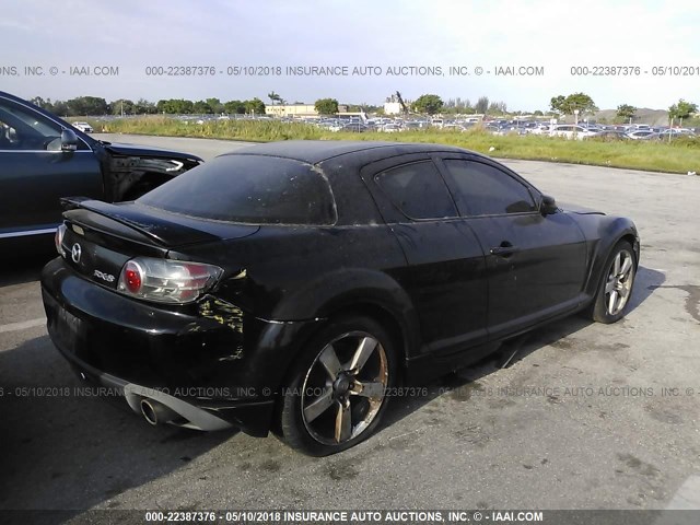 JM1FE173640100983 - 2004 MAZDA RX8 BLACK photo 6