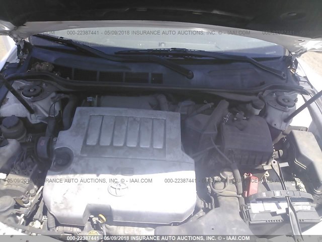 JTNBK46K373022159 - 2007 TOYOTA CAMRY NEW GENERAT LE/XLE/SE WHITE photo 10