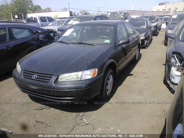 4T1BG22KXVU145315 - 1997 TOYOTA CAMRY CE/LE/XLE BLACK photo 2
