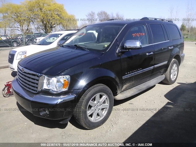 1A8HW58287F523688 - 2007 CHRYSLER ASPEN LIMITED BLACK photo 2