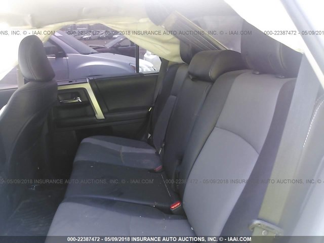 JTEBU5JR1G5310609 - 2016 TOYOTA 4RUNNER SR5 PREM/LTDL/TRAIL/TRD 白色 照片 8