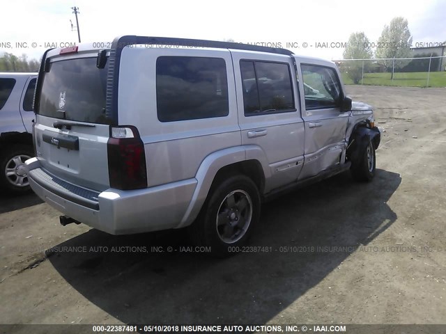 1J8HG48K67C685117 - 2007 JEEP COMMANDER 银色 照片 4