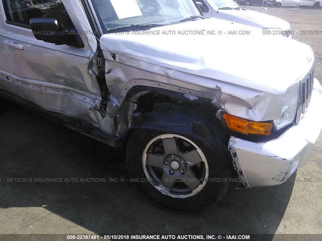 1J8HG48K67C685117 - 2007 JEEP COMMANDER 银色 照片 6