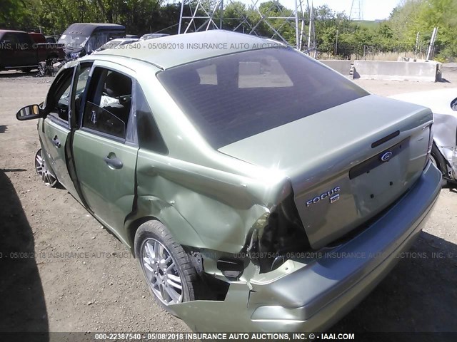 1FAHP34N17W200629 - 2007 FORD FOCUS ZX4/S/SE/SES 绿色 照片 3