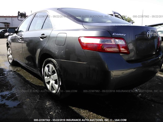 4T1BE46K67U173031 - 2007 TOYOTA CAMRY NEW GENERAT CE/LE/XLE/SE GRAY photo 3