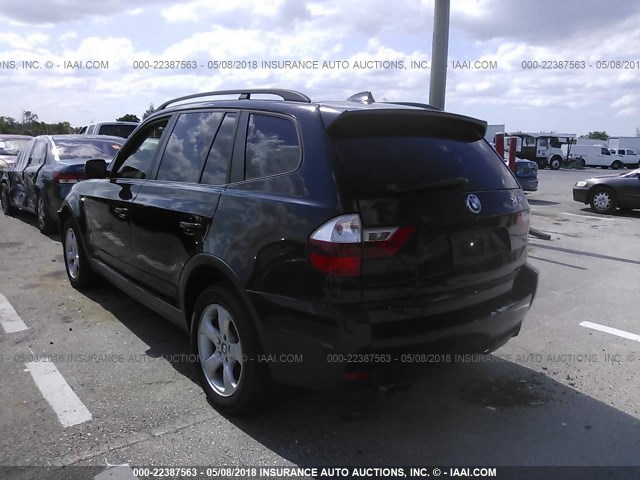 WBXPC93477WF24171 - 2007 BMW X3 3.0SI BLACK photo 6