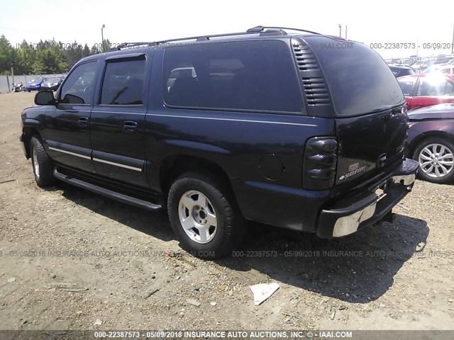 1GNEC16ZX4J129850 - 2004 CHEVROLET SUBURBAN C1500 Dark Blue photo 3