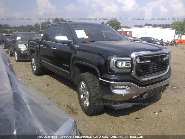 3GTU2NEC0HG313696 - 2017 GMC SIERRA K1500 SLT BLACK photo 1