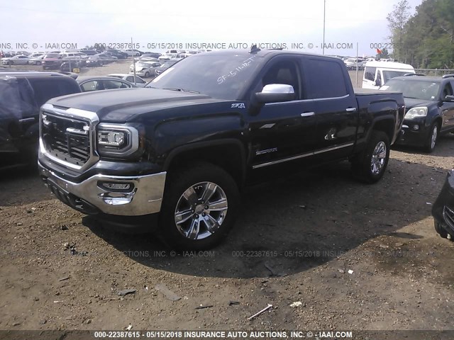 3GTU2NEC0HG313696 - 2017 GMC SIERRA K1500 SLT BLACK photo 2