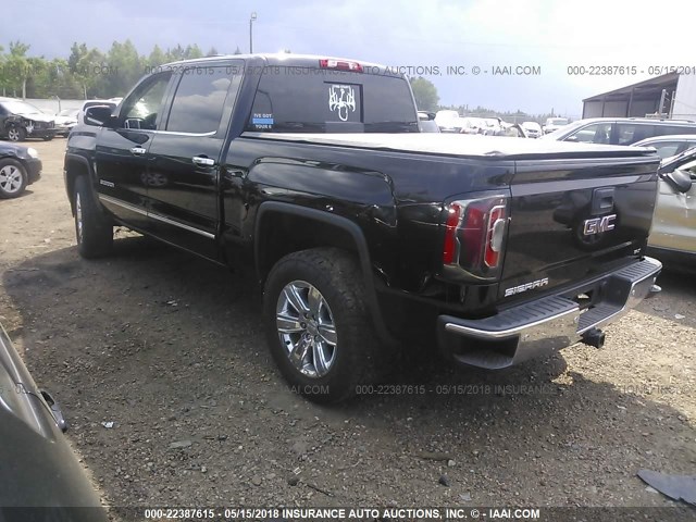 3GTU2NEC0HG313696 - 2017 GMC SIERRA K1500 SLT BLACK photo 3