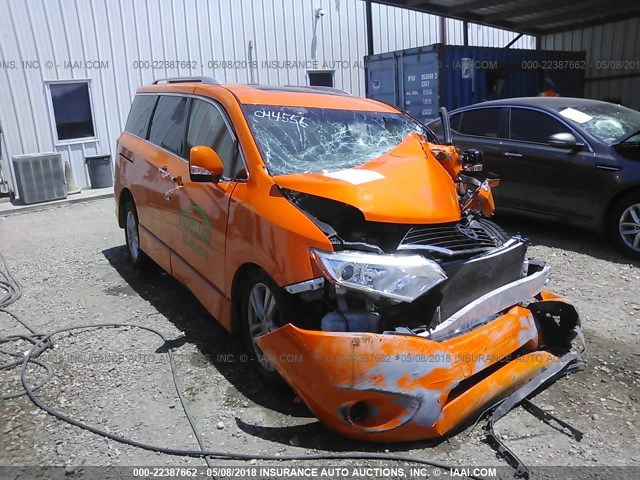 JN8AE2KP1C9044556 - 2012 NISSAN QUEST S/SV/SL/LE ORANGE photo 1