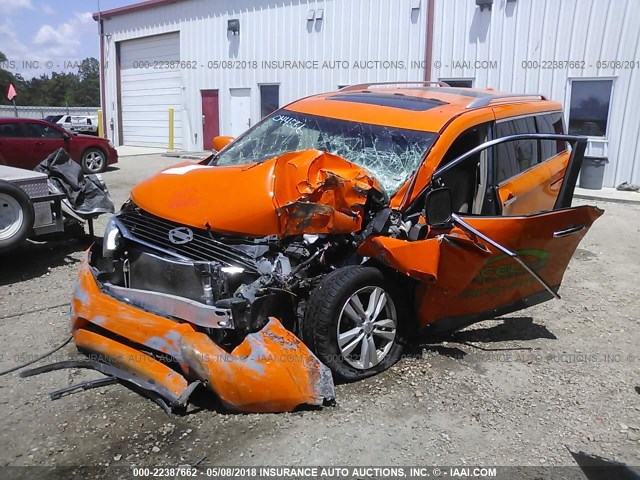 JN8AE2KP1C9044556 - 2012 NISSAN QUEST S/SV/SL/LE ORANGE photo 2