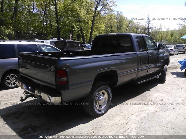 3B7KF23ZX2M224468 - 2002 DODGE RAM 2500 GRAY photo 4