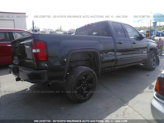 1GTV2LEH5HZ166957 - 2017 GMC SIERRA K1500 BLACK photo 4