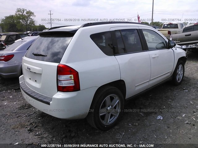 1J4NT4FA9AD506810 - 2010 JEEP COMPASS SPORT WHITE photo 4