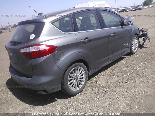 1FADP5CU8DL509756 - 2013 FORD C-MAX PREMIUM GRAY photo 4