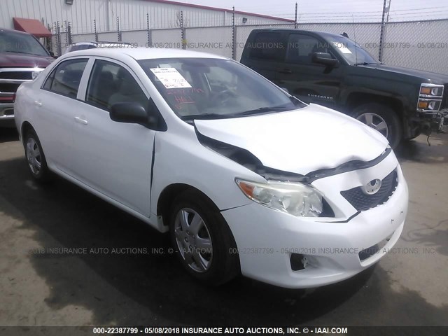 JTDBL40E399068014 - 2009 TOYOTA COROLLA LE/XLE WHITE photo 1