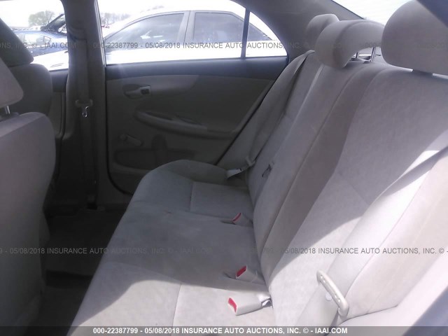 JTDBL40E399068014 - 2009 TOYOTA COROLLA LE/XLE WHITE photo 8