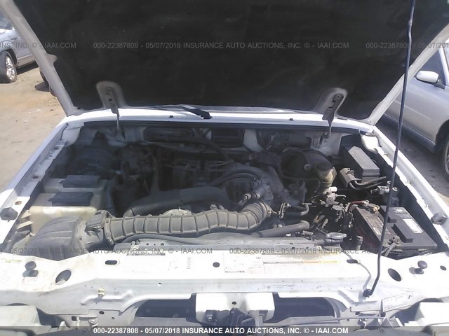 1FTYR14V2XPA47598 - 1999 FORD RANGER SUPER CAB WHITE photo 10