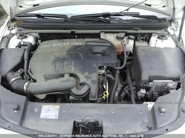 1G1ZC5EB4A4145177 - 2010 CHEVROLET MALIBU 1LT 白色 照片 10