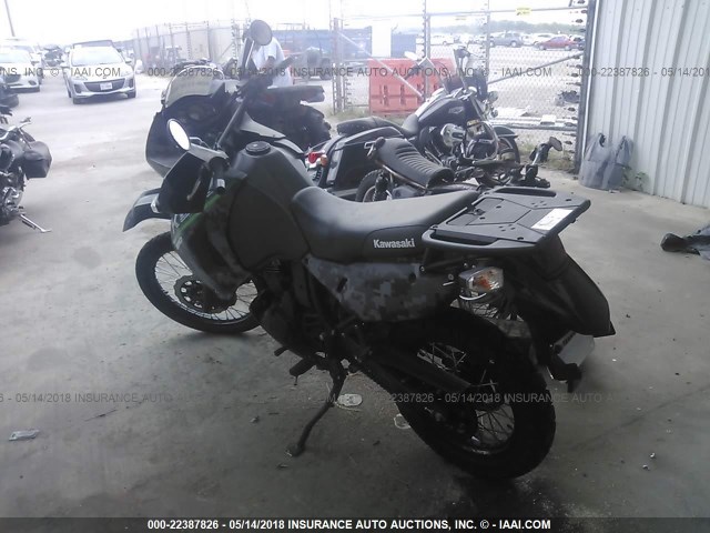 JKAKLEE14HDA89068 - 2017 KAWASAKI KL650 E GRAY photo 3