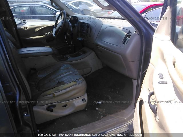 1FMPU18L3YLB02504 - 2000 FORD EXPEDITION EDDIE BAUER 蓝色 照片 5