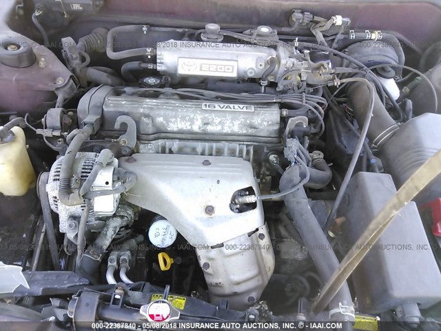 4T1BG12KXTU806588 - 1996 TOYOTA CAMRY DX/LE/XLE BURGUNDY photo 10