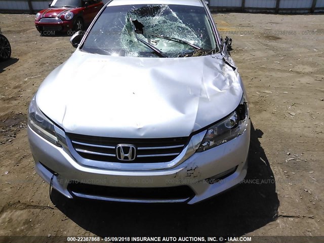 1HGCR2F54DA234094 - 2013 HONDA ACCORD SPORT SILVER photo 6