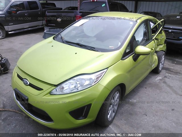 3FADP4EJ8CM185170 - 2012 FORD FIESTA SE GREEN photo 2