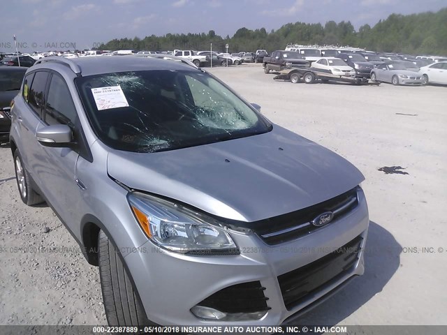 1FMCU0J98GUC91876 - 2016 FORD ESCAPE TITANIUM SILVER photo 6