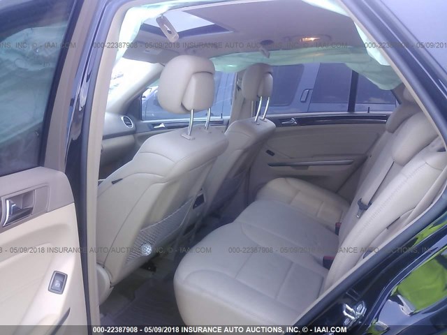 4JGBB8GB5BA653067 - 2011 MERCEDES-BENZ ML 350 4MATIC BLACK photo 8