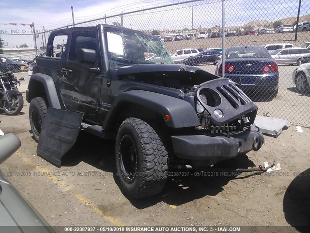 1C4AJWAG5EL203438 - 2014 JEEP WRANGLER SPORT 灰色 照片 1