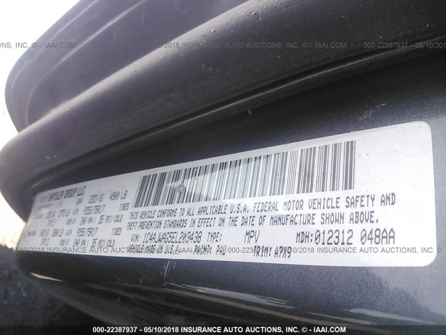 1C4AJWAG5EL203438 - 2014 JEEP WRANGLER SPORT 灰色 照片 9