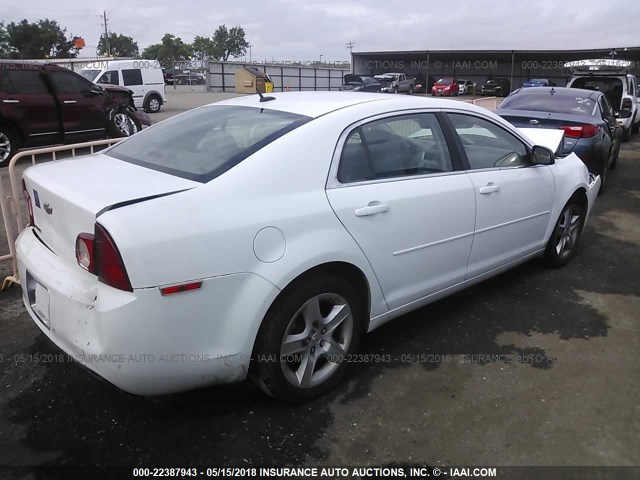 1G1ZB5EB1AF229920 - 2010 CHEVROLET MALIBU LS 白色 照片 4
