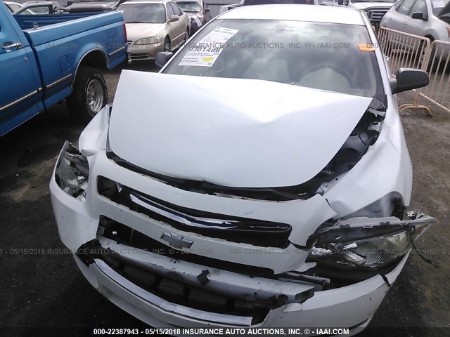 1G1ZB5EB1AF229920 - 2010 CHEVROLET MALIBU LS 白色 照片 6