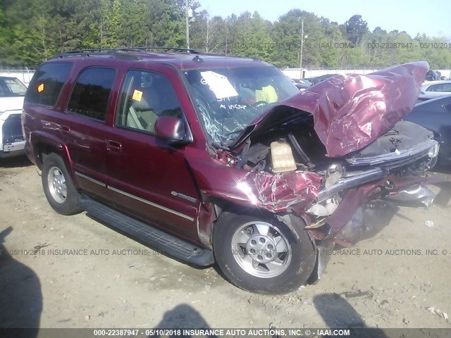 1GNEC13Z03R246468 - 2003 CHEVROLET TAHOE C1500 BURGUNDY photo 1