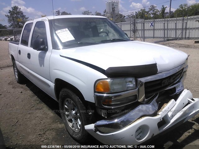 2GTEC13VX61228868 - 2006 GMC NEW SIERRA C1500 WHITE photo 1