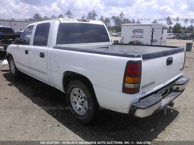 2GTEC13VX61228868 - 2006 GMC NEW SIERRA C1500 WHITE photo 3