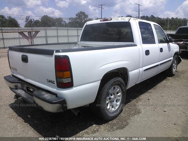 2GTEC13VX61228868 - 2006 GMC NEW SIERRA C1500 WHITE photo 4