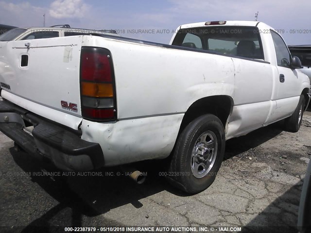 1GTEC14V44Z900457 - 2004 GMC NEW SIERRA C1500 WHITE photo 4