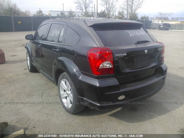 1B3CB3HA6BD113485 - 2011 DODGE CALIBER MAINSTREET BLACK photo 3