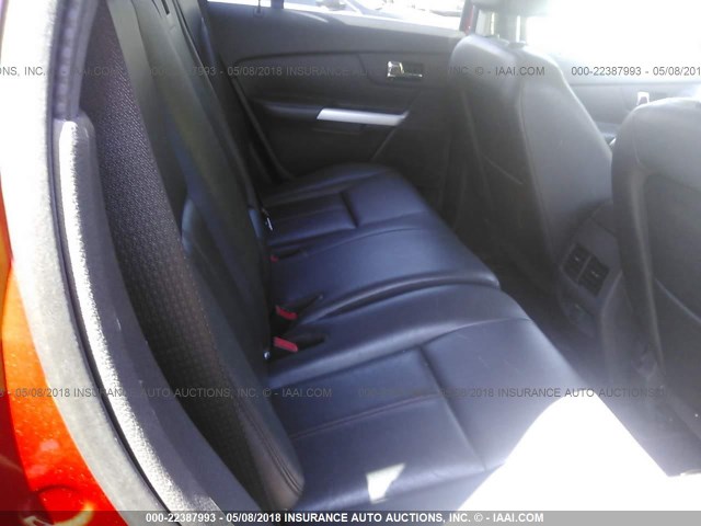 2FMDK3KCXBBA83373 - 2011 FORD EDGE LIMITED RED photo 8