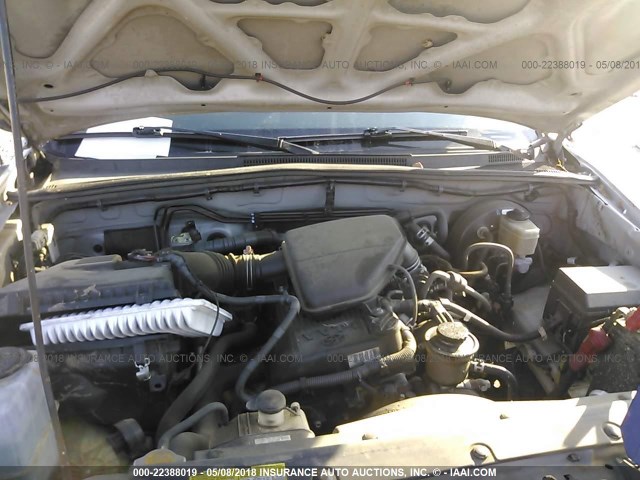 5TETX22NX6Z249329 - 2006 TOYOTA TACOMA ACCESS CAB Silber Foto 10