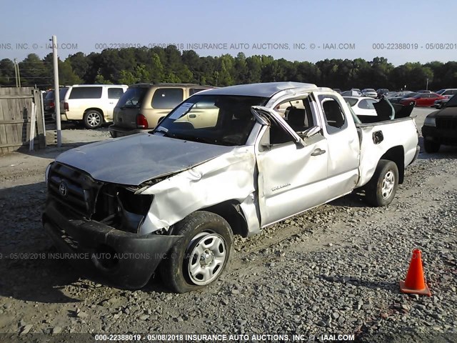 5TETX22NX6Z249329 - 2006 TOYOTA TACOMA ACCESS CAB SILVER photo 2