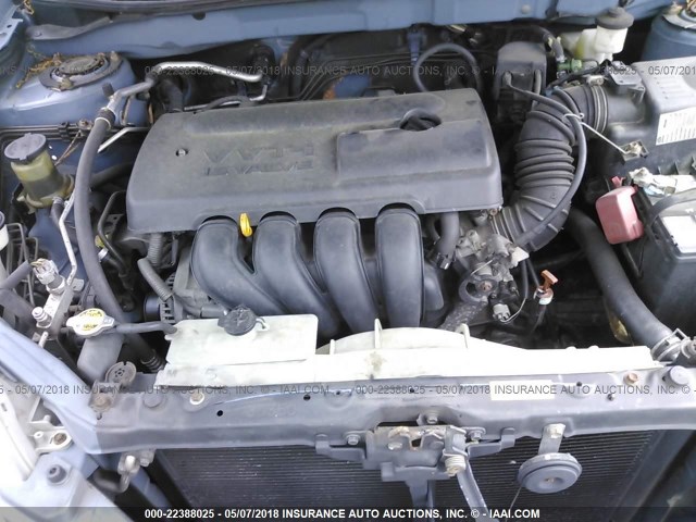 2T1LR32E94C172536 - 2004 TOYOTA COROLLA MATRIX XR SILVER photo 10