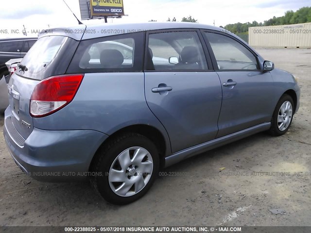 2T1LR32E94C172536 - 2004 TOYOTA COROLLA MATRIX XR SILVER photo 4