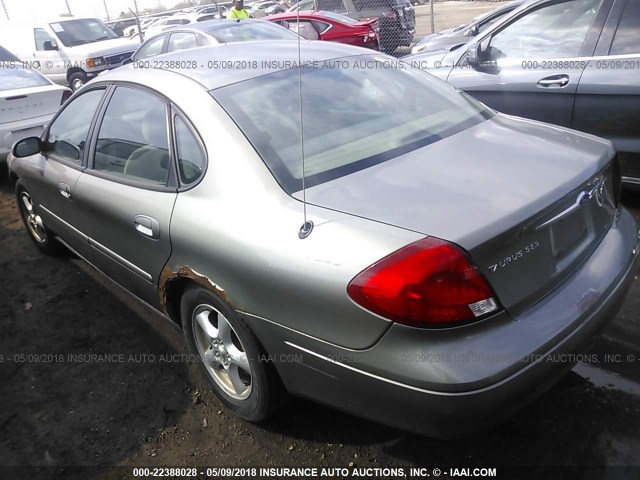 1FAFP55233G216648 - 2003 FORD TAURUS SES GRAY photo 3