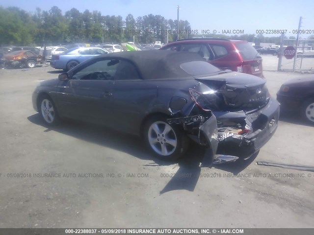 4T1FA38P17U113223 - 2007 TOYOTA CAMRY SOLARA SE/SLE ნაცრისფერი ფოტო 3