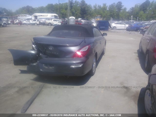 4T1FA38P17U113223 - 2007 TOYOTA CAMRY SOLARA SE/SLE GRAY photo 4